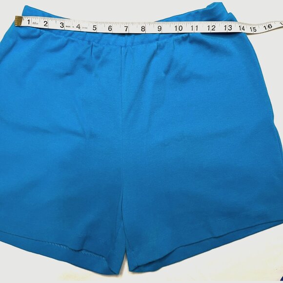 Aileen Women's Blue Shorts Size 16 Comfortable Fit Elastic Waist Soft Fabric - Picture 1 of 3